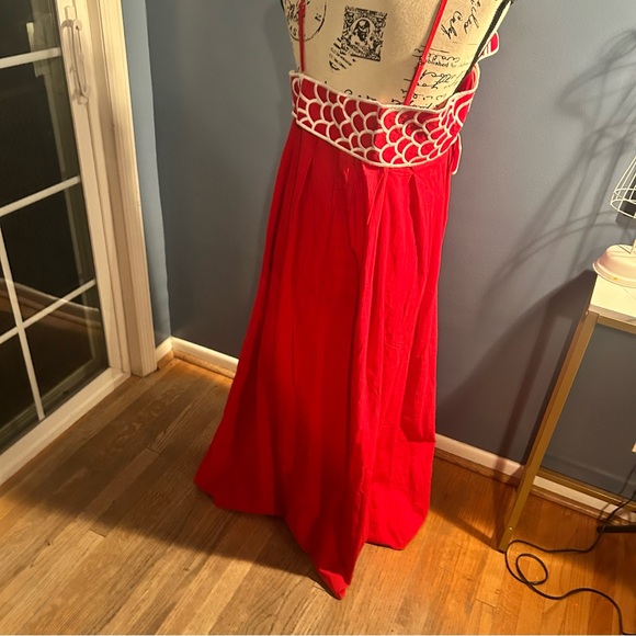 Commense Embroidered Fish Semi-Sheer Cami Dress - Picture 9 of 14